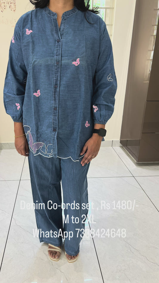 Light Blue Denim co-ords