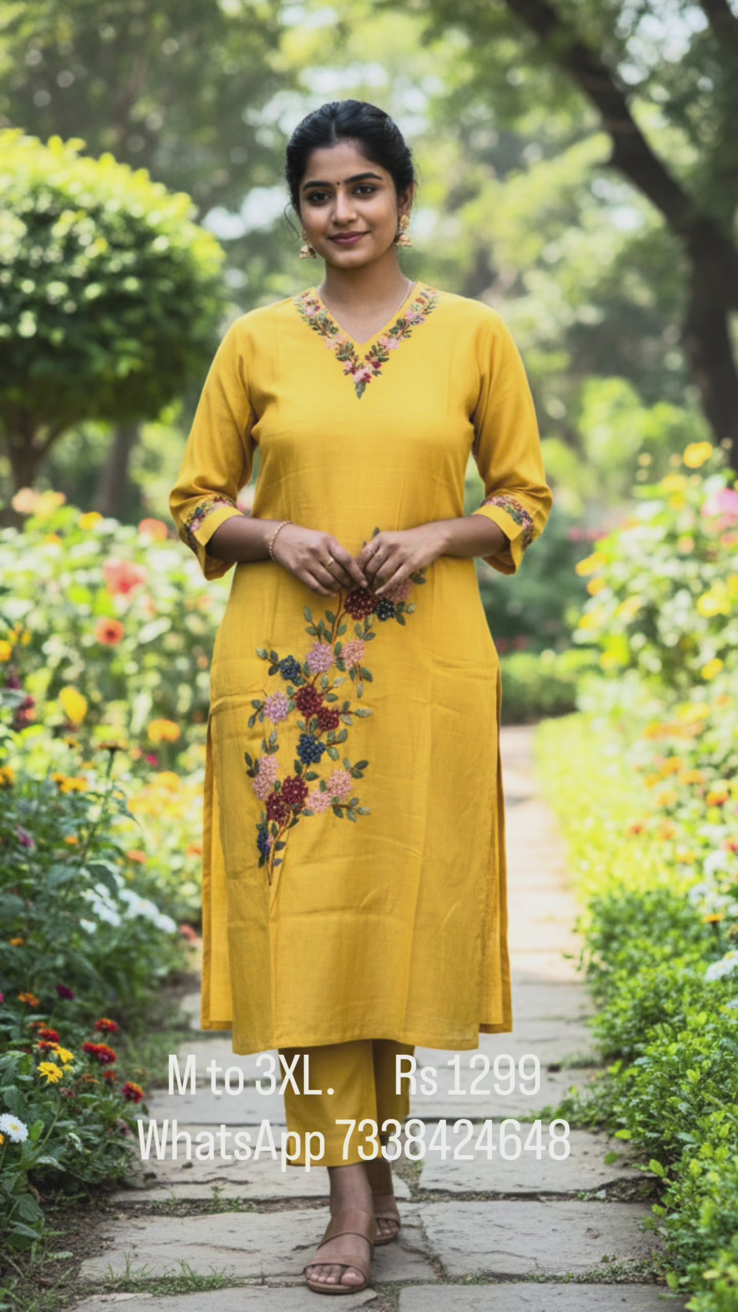 PC24 Yellow vatican co-ord set with knot work
